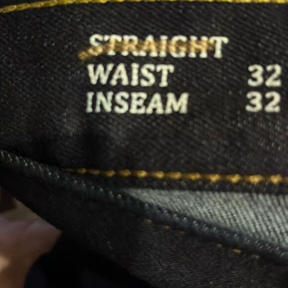 NWT Banana Republic Men’s Dark Wash Straight Jeans size 32 x 32. - Picture 9 of 11